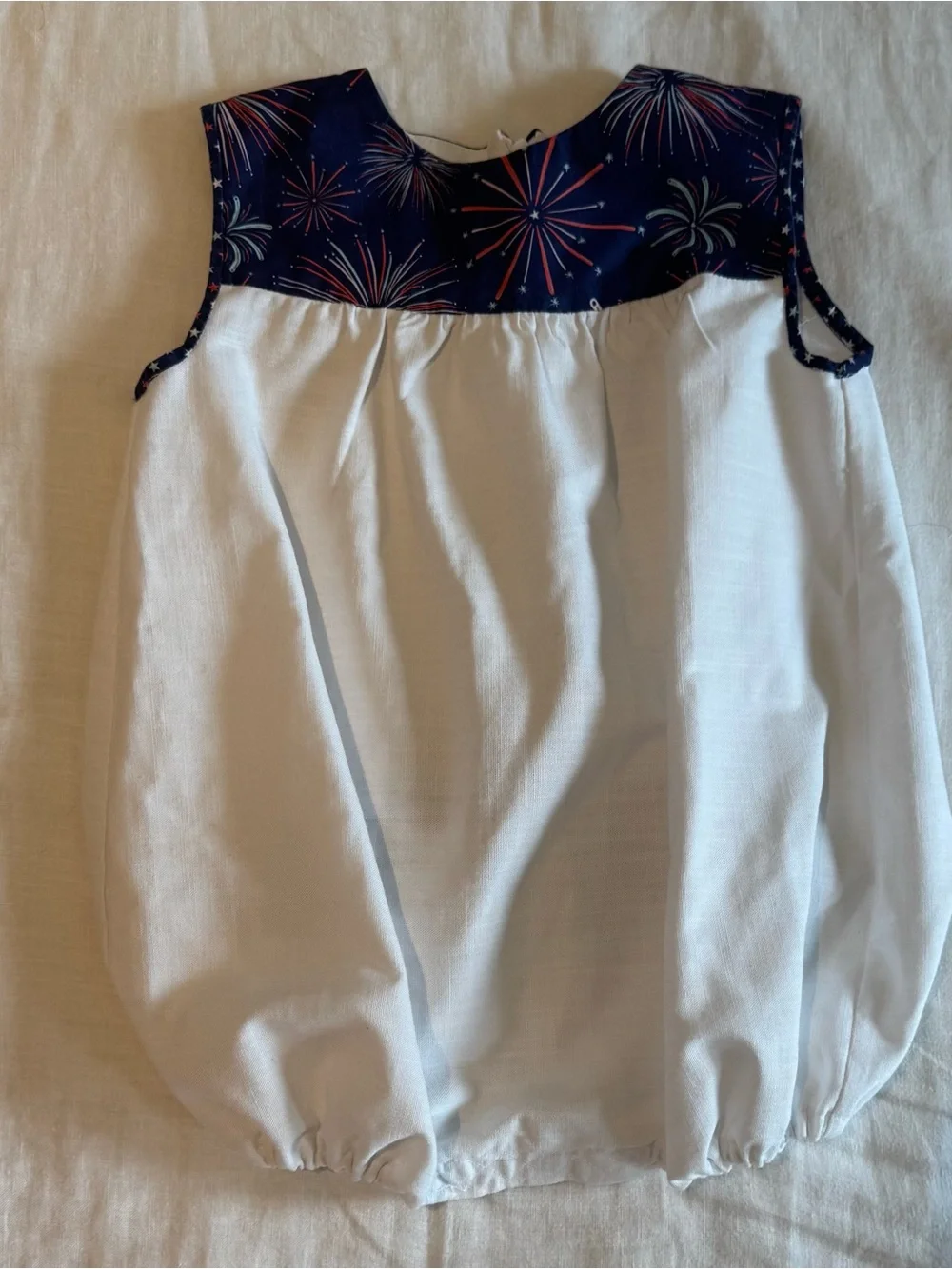 Fourth of July Firework Baby Bubble - Fits up to 6MO